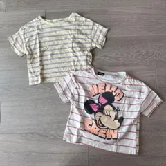 Disney ミニーマウス Tシャツ 2歳 セット