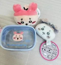 ちいかわ【かにちゃんセット】ポーチ,ぬいぐるみ,がま口