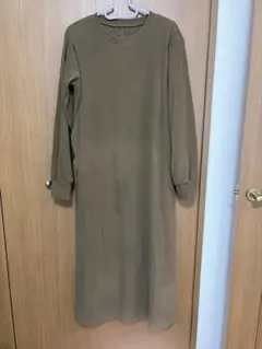 ストレッチリブAラインワンピース　マタニティ・授乳服