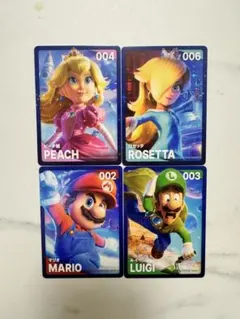 スーパーマリオギャラクシーカード4枚 映画 入場者プレゼント