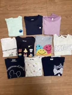 110cm 女の子 半袖Tシャツ10枚 夏服まとめ売り