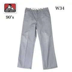 BEN DAVIS 90s フリスコパンツ ホワイト USA製 W30 - メルカリ