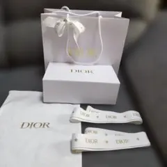 Dior　ディオール　ショッパー　紙袋　空箱　布袋　リボン2本　計５点