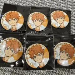 極楽湯　日向翔陽 缶バッジ 6個セット