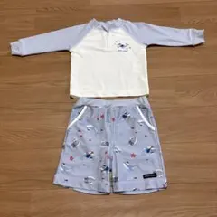 プティマイン　クジラ柄水着セット