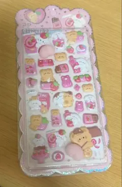 JJ-PP31 ボンボンドロップシール いちご くま うさぎ