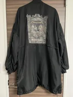 ScoLar スカラー Unisex ブルゾンコート ブラック ビッグシルエットのサムネイル