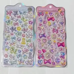 BONBON DROP ボンボンドロップシール 2枚 正規品 バルーン 宝石 み