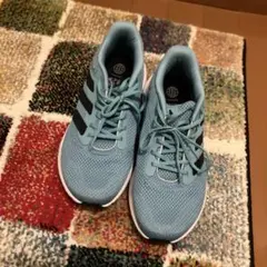 adidasメッシュスニーカー 青