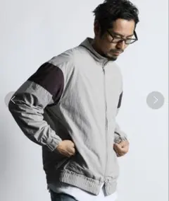 【定価19,800円】スタンドカラー ナイロンジャケット S