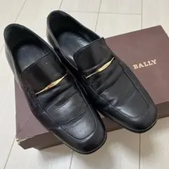 BALLY 黒 レザー ローファー