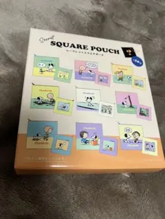 PEANUTS snoopy シークレット　スクエアポーチ