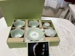 有田焼　桔梗　珍味入れ　昭和レトロ　小鉢　陶器 食器セット 花型食器