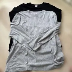 長袖TシャツUnitedAthle ロンT ブラック、グレーLサイズ　まとめ売のサムネイル