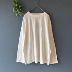 アズールバイマウジー［M］新品◎大人ベーシック◎ゆったり◎クルーネックカットソー