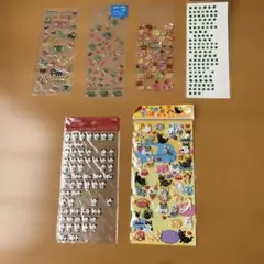 ぷっくりシールセット色々　6枚