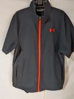 Under Armour 半袖ウィンブレM 黒/オレンジ 新品タグ無し