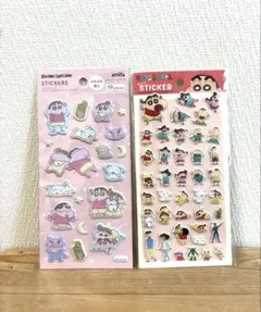 クレヨンしんちゃん　ぷっくりシール　ふわふわシール