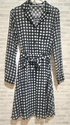 チェック　ワンピース　GU　Mサイズ　☆★色違いも出品中★☆
