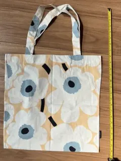 マリメッコ 花柄 トートバッグ 大きめ ユニッコ ベージュ 北欧 オシャレ