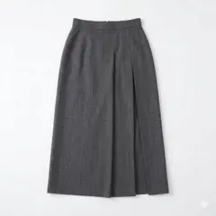 【ユニクロ】サイドスリット ナロースカートグレンチェック Mサイズ【SK001】