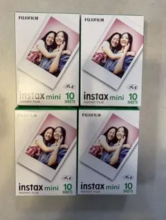 富士フイルム チェキフィルム instax mini 10枚入×4箱 計40枚のサムネイル
