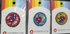 ミャクミャクマンホール風ピンバッチ　3種類セット　EXPO2025