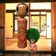 中古　こけし　人形　日本　木製　BIG 大谷良夫　伝統　コレクション By Otani Yoshio大谷良夫 作 創作こけし 19cm 700g - メルカリ