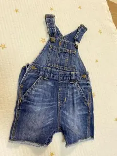 baby gap デニムロンパース　オーバーオール 12-18m