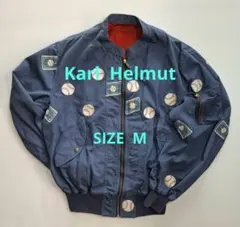 Karl Helmut カールヘルム　ブルーカラーベースボールジャンパーのサムネイル