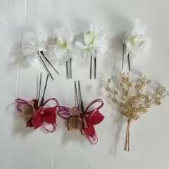 髪飾り　ヘアピンセット