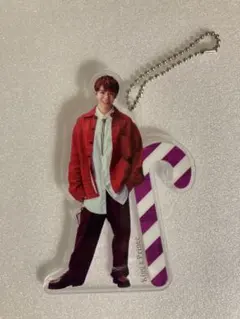 岸優太　キンプリ　クリスマス　アクリルキーホルダー　セブンイレブン