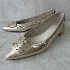 ⭐️美品⭐️LE TALON ポインテッド カットワーク 22cm ゴールド