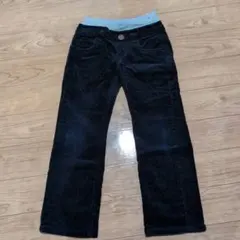 コーデュロイパンツ　黒　120cm