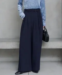 カスタネ　全人類パンツ　ピンストライプスラックス