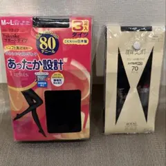 新品◆福助 フクスケ タイツ 80デニール 黒 他4足セット M〜Lサイズ