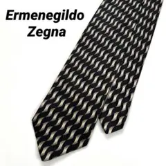 Ermenegildo Zegna　エルメネジルドゼニア　ネクタイ　総柄