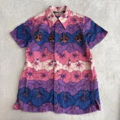 D&Gドルチェアンドガッバーナ 半袖シャツブラウス ハイビスカス 