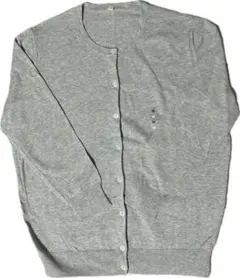 【新品未使用】無印良品 MUJI クルーネックカーディガン グレー M