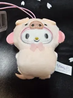 サンリオキャラクターズ どうぶつ着ぐるみマスコット こぶた編 マイメロディ