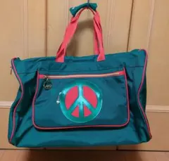 う*ぎ様 MOSCHINO　ボストンバッグ ピースマーク付き