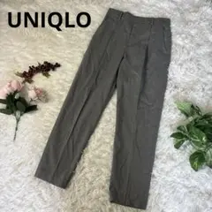 UNIQLOユニクロ　スラックスパンツ　グレー　Sサイズ