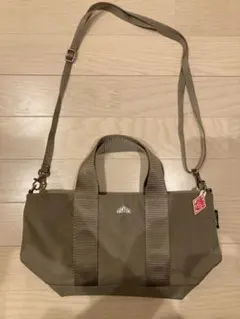 ダントン　2way ショルダーバッグ　トートバッグ　オリーブ　コーデュラ素材