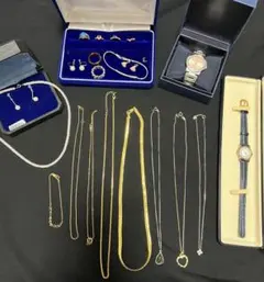 遺品整理 K18 ネックレス リング 刻印 ジュエリー 時計 宝石 まとめ売り