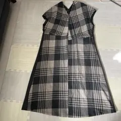 CRESCENT DUO チェック柄 ワンピース