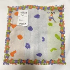 近沢レース タオルハンカチ ボルダリング オレンジMIX