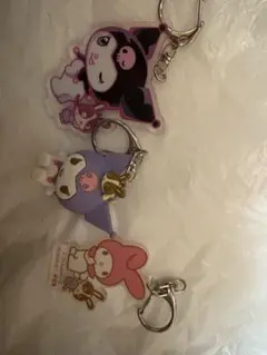 新品未使用宇佐美　マイメロディ　クロミ　アクリル　キーホルダー　3点セット