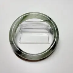 天然石 ブルーフローライト くりぬきバングル ブレスレット 超希少 