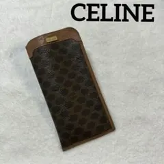 ヴィンテージ CELINE セリーヌ メガネケース マカダム柄 トリオンフ