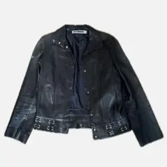 JIL SANDER レザージャケット 34 シープレザーのサムネイル